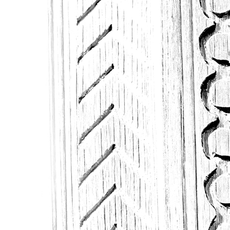 texture and abstract background line in oman old antique doorの写真素材