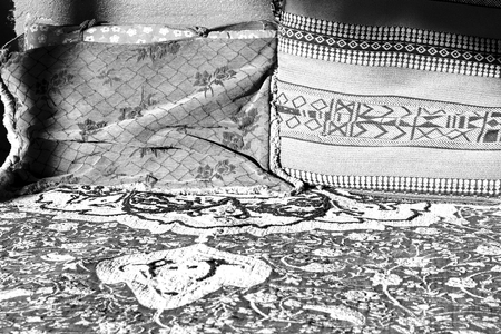 in oman old carpet and pillow like table to rest