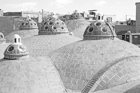 in iran the old building roof of the antique tradition  bath  の写真素材