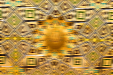 blur in iran abstract texture of the religion  architecture mosque roof persian historyの写真素材