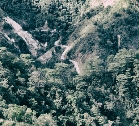 blur  in  philippines  terrace field for coultivation of rice  from banaue unesco siteの写真素材