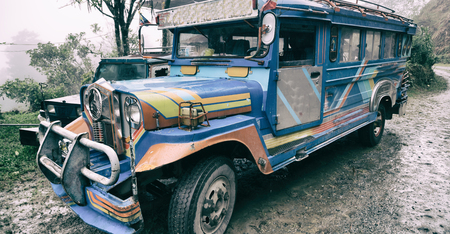 in asia philipphines the typical bus for tourist transportation