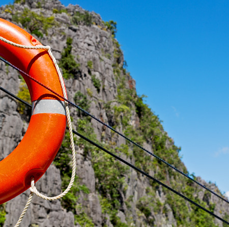 blur  in  philippines   a buoy in boat neat the pacific ocean bokeh and mountain backgroundの写真素材