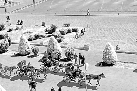 blur in iran   the old square of isfahan prople garden tree heritage tourism and mosque
