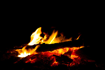 blurre fire like concept of inferno natural  blaze and ash