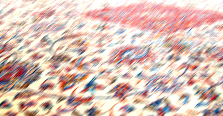 blur in iran antique carpet textile  handmade beautiful arabic ornamentの写真素材