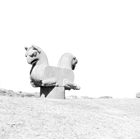 blur  in iran persepolis the old   ruins historical destination monuments and ruinのeditorial素材