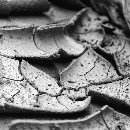 in the desert the dry ground like background textureの写真素材