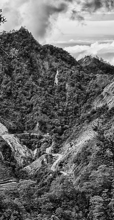 blur  in  philippines  terrace field for coultivation of rice  from banaue unesco siteの写真素材