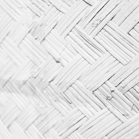 a wall build on wicker bamboo like abstract vintage surfaceの写真素材