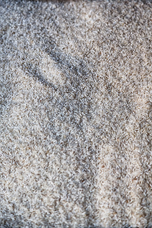 in a market lots of rice grain selled like   concept of helty foodの写真素材