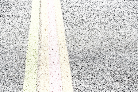 in  australia the line in the asphalt of an airport floor for the right way