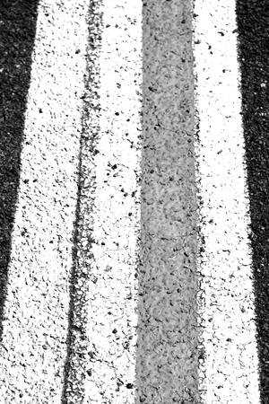 in  australia the line in the asphalt of an airport floor for the right way