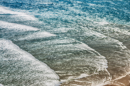 in  australia fraser island abstract concept with  the wave of ocean in the sunlightの写真素材