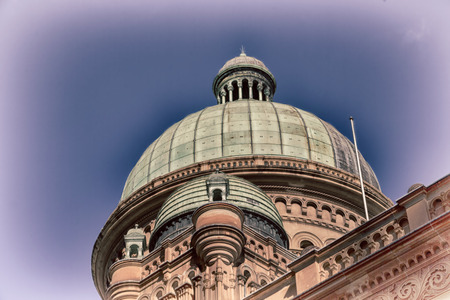 in  australia sydney the antique queen victoria building and the dome in the skyの写真素材