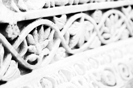 in umm quais jordan the old incision of marble for antique temple exterior
