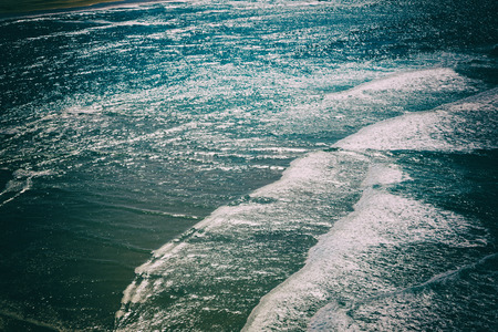 in  australia fraser island abstract concept with  the wave of ocean in the sunlightの写真素材