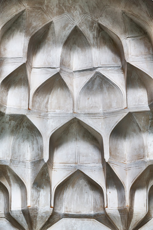 blur in iran abstract texture of the  religion  architecture mosque roof persian historyの写真素材