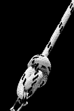 In Australian catamaran a old rope in the sky like abstract conceptの写真素材