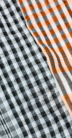 the texture of the cotton traditional symbolic  arabian  scarf like background abstractの写真素材