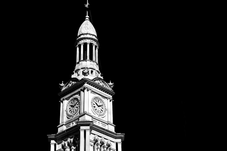 in australia sydney the antique clock tower  の写真素材