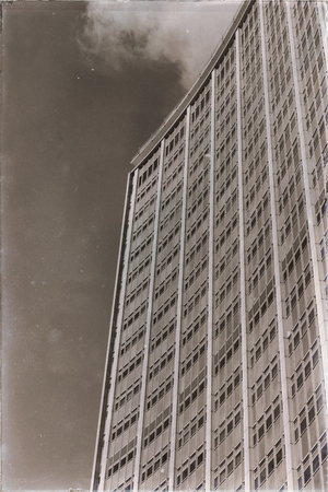 in sydney australia   the skyscraper and the window terrace  like abstract backgroundの写真素材