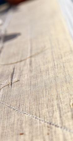 abstract texture background of a  cotton surface  and blur の写真素材