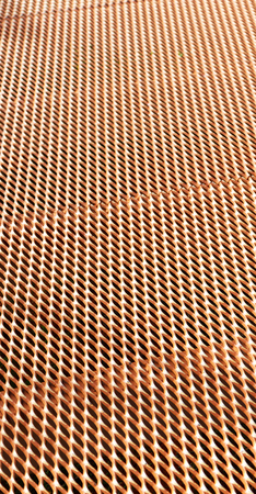 abstract texture background of a grid metal surface  and shadowの写真素材