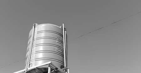  ethiopia africa  in   the roof the water tank structure like concept of recyclingの写真素材