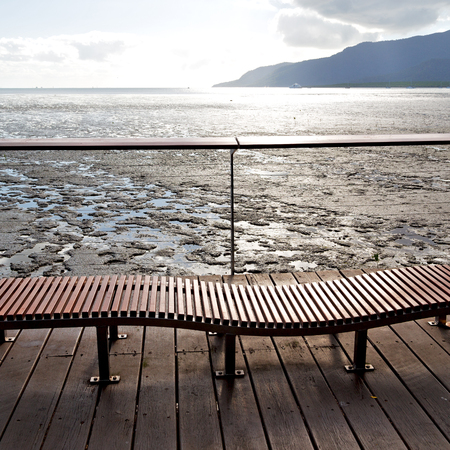 in australia the pier beach of  cairns  like concept of relaxの写真素材