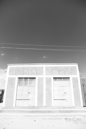 in   ethiopia africa  in the old city the house of the poor people near the streetの写真素材