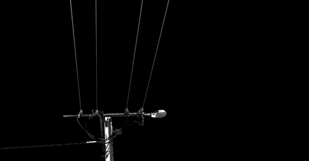 in  australia the concept of power line with electrical pole in the clear skyの写真素材