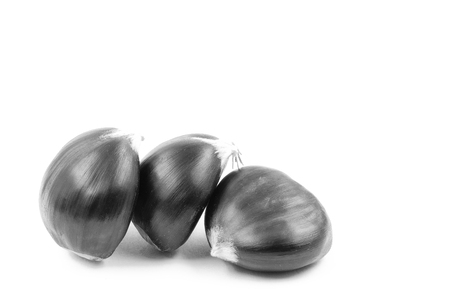 blur in the light background lots of chestnut like concept of healtyh and seasonal foodの写真素材