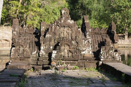 in cambodia angkor wat  the old buildings and historical site protect by unesco amazing tourist destinationの写真素材