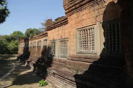 in cambodia angkor wat  the old buildings and historical site protect by unesco amazing tourist destinationの写真素材