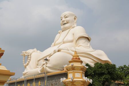 in vietnam Vinh Trang  the old buildings and historical site of building  amazing tourist destinationの写真素材