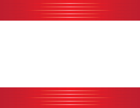 Red Border Postcardのイラスト素材