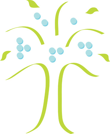 Braille Tree Logoのイラスト素材