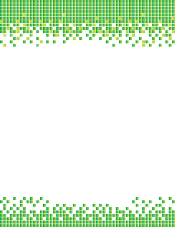Green Pixel Backgroundのイラスト素材