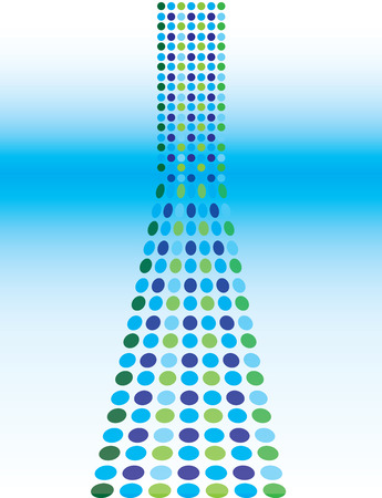 Dot Matrix Background Borderのイラスト素材
