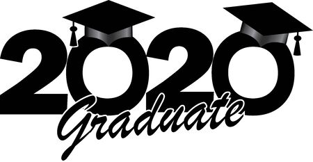 2020 Graduate Bannerのイラスト素材