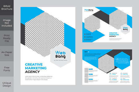 Creative multipurpose Brochure template design with A4 Page Easy to edit magazine cover page design Use for marketing, print, annual report and business presentations and Multipurposeのイラスト素材