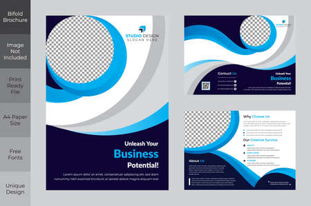 Creative multipurpose Brochure template design with A4 Page Easy to edit magazine cover page design Use for marketing, print, annual report and business presentations and Multipurposeのイラスト素材