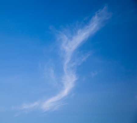 abstract  curve cloudの写真素材