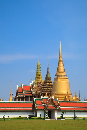 Wat phra kaew, Grand palace, Bangkok, Thailandの写真素材