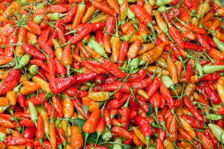 Red chili peper textureの写真素材