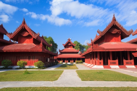 Mandalay palace,  Mandalay, northern of Myanmarのeditorial素材
