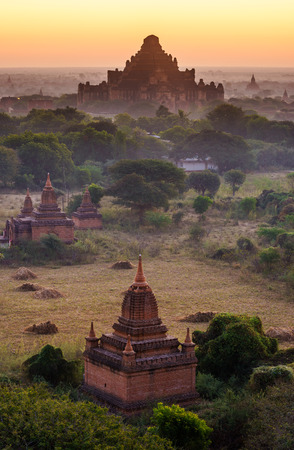 The  Temples of Bagan Pagan , Mandalay, Myanmarの写真素材