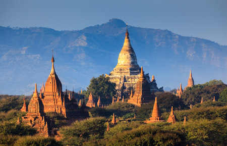 The  Temples of Bagan(Pagan), Mandalay, Myanmarの写真素材