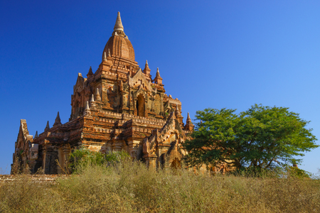North guni Temples, Bagan, Mandalay, Myanmarの写真素材